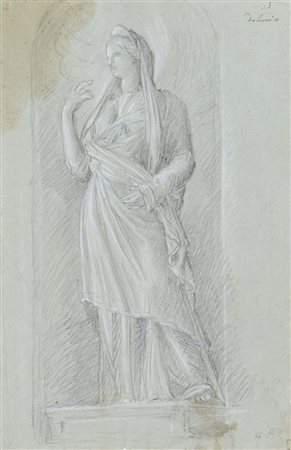 Lotto di 3 disegni neoclassici.