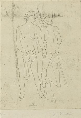 Lotto di 6 opere varie incorniciate.