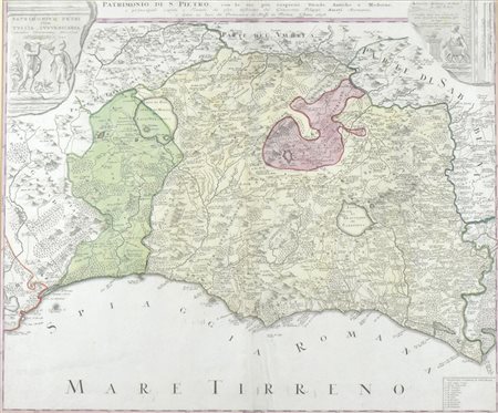 "Patrimonio di San Pietro con le sue più cospique strade antiche e moderne"...