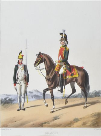 Lotto di 4 stampe varie incorniciate.