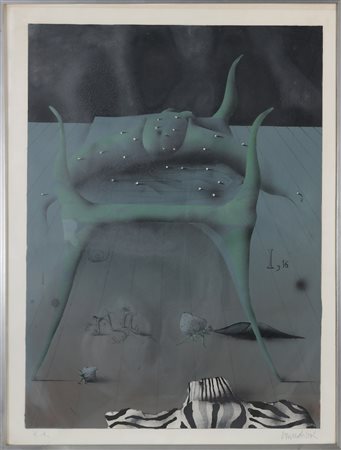 WUNDERLICH PAUL (1927 - 2010) Salomo I 16: Unser Bett grünt. 1969....