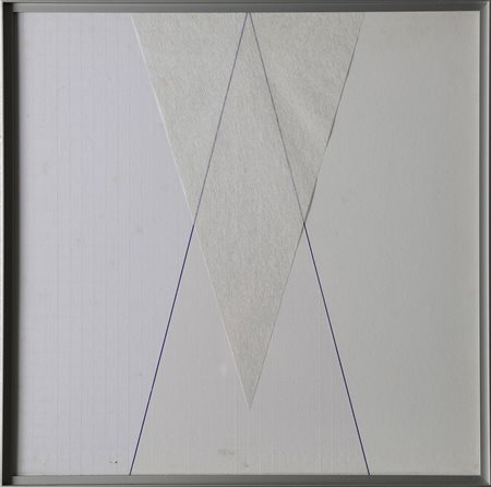 FEDI FERNANDA (n. 1940) Spece. 1982. Tecnica mista su cartone. Cm 40,00 x...