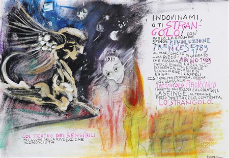 FIORONI GIOSETTA (n. 1932) Col teatro dei sensibili nel cuore della...