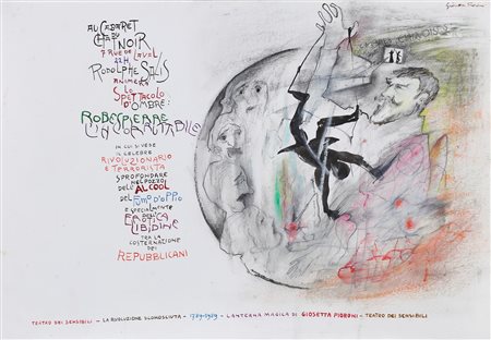 FIORONI GIOSETTA (n. 1932) Teatro dei sensibili - rivoluzione sconosciuta-...