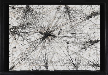 BERTOLETTI ENNIO (n. 1958) Senza titolo. . 2016. Tecnica mista su tela. Cm...