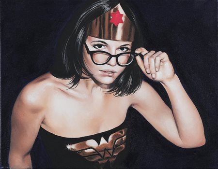 CINELLI ANTONELLA (n. 1973) Senza titolo. . 2016. Olio su tela . Cm 35,00 x...