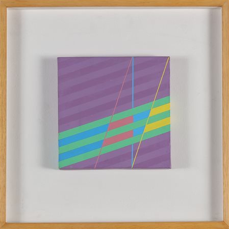 PIEMONTI LORENZO (n. 1935) Cromoplastico n. 65. . 1987. Olio su tela . Cm...