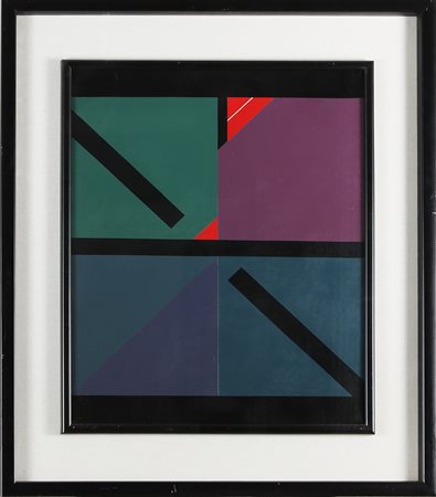 JONQUIERES EDUARDO (1918 - 2000) Senza titolo. . 1987. Olio su tela . Cm...