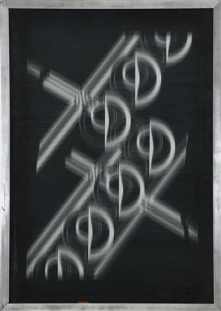 BALDESSARI GUIDO (n. 1938) Struttura in divenire. . 1973. Tecnica mista su...