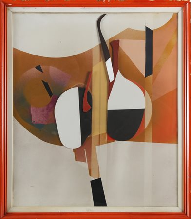 FRANCESCHINI EDOARDO (1928 - 2006) Senza titolo. . 1970. Tecnica mista su...