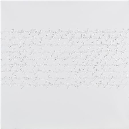 RAPETTI ALFREDO (n. 1961) Scrittura orizzontale. . 2010. Tecnica mista su...