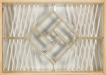 PRESTA SALVADOR (n. 1925) Spazio vibratorio. . 1965. Tecnica mista su tavola....