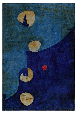 DOVA GIANNI (1925 - 1991) Senza titolo. . Tempera su carta su tela. Cm 75,00...