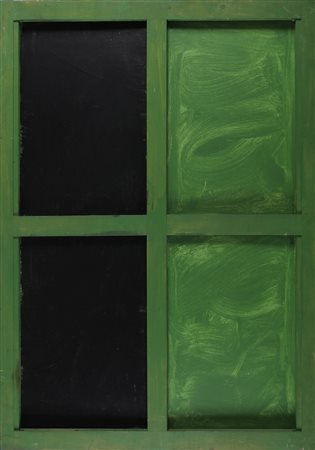 FESTA TANO (1938 - 1988) Finestra. . 1986. Acrilico su tela. Cm 80,00 x...