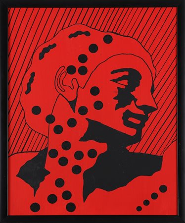 FESTA TANO (1938 - 1988) Da Michelangelo. . 1978. Acrilico su tela. Cm 40,00...