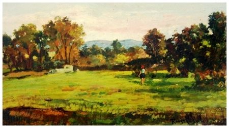 RENZO CASALI Livorno 1897 – Livorno 1977 Senza titolo 1959 Olio su faesite 20...