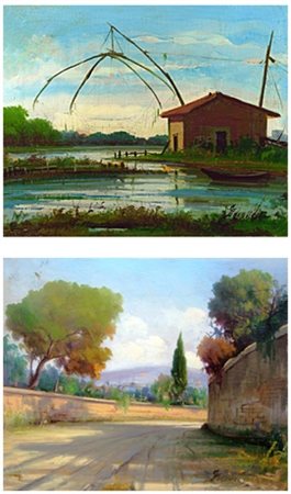 GIOVANNI FREDUCCI Livorno 1919 – Livorno 1979 Lotto composto da 2 opere:...