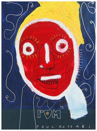 PAUL KOSTABI Whittier (USA) 1962 Radiant elder 2003 Olio e t.m. su tela 61 x...