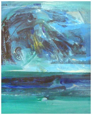 GIUSEPPE MARTINELLI Viareggio 1930 - Milano 2016 L’arrivo del temporale Olio...