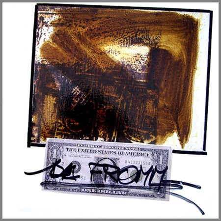 ANTONIO DEL DONNO Benevento 1927 Of America Pittura e t.m. su tela 40 x 40....