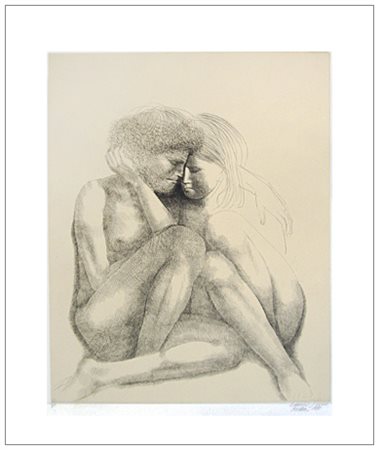 EMILIO GRECO Catania 1913 – Roma 1995 Senza titolo 1981 Acquaforte su fondo...