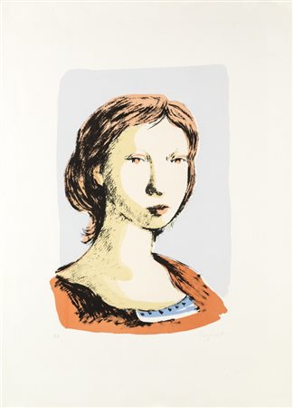 Domenico Purificato SENZA TITOLO - Litografia, cm 70x50, Firma "Purificato",...