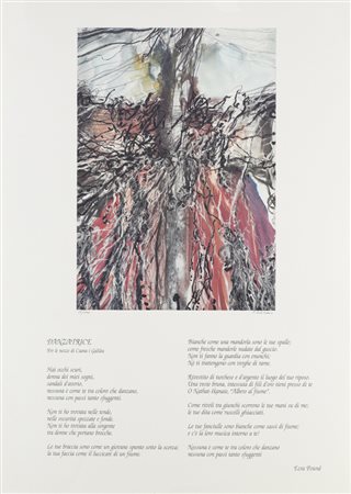 F. Palermo SENZA TITOLO - Litografia, cm 69,5x49,5, Firma "F.Palermo",...