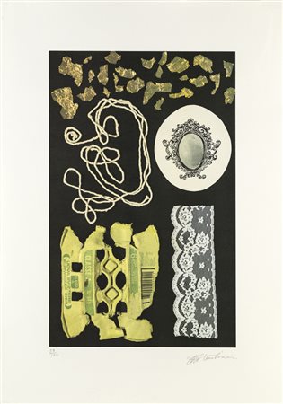 Judith Fleishmann SENZA TITOLO - Litografia, cm 68x48,5, Firma...