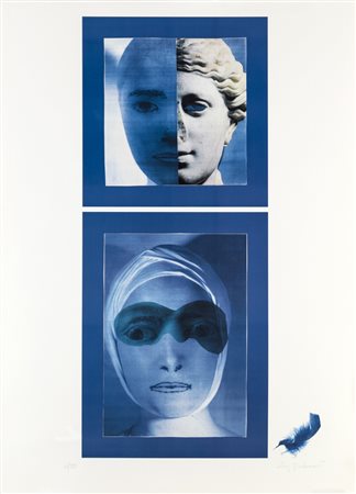 Lory Gineclumard SENZA TITOLO - Litografia, cm 69,5x49, Firmato "Lory...