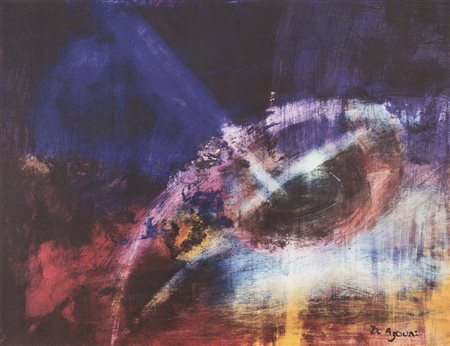 Doron Azouri SENZA TITOLO - Litografia, cm 49,5x69, Firma "D.Azouri",...