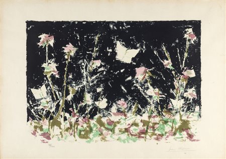 Ivan Mosca SENZA TITOLO - Tre litografie, cm 46,5x65,5 circa l'una, Firmate...