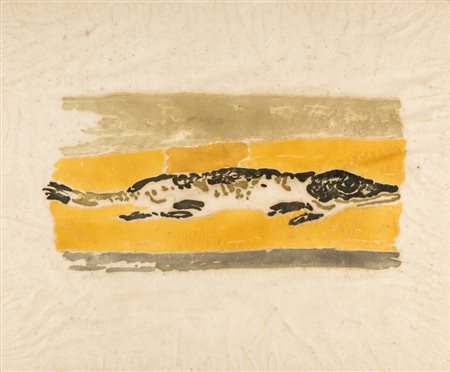 Orfeo Tamburi SENZA TITOLO - Litografia, cm 53x63, Firma "Tamburi", Tiratura...