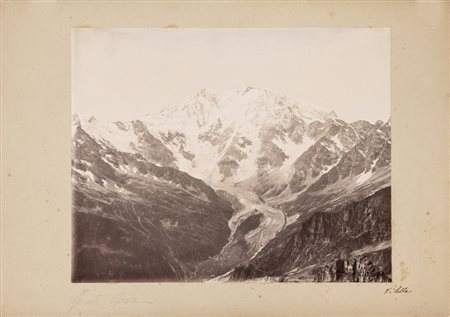 Vittorio Sella MONTE ROSA DAL JODERAORN, 3040 M - Stampa con aristotipo su...