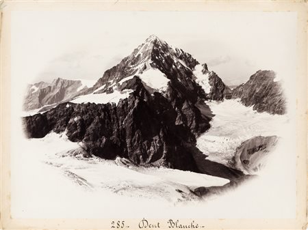 Vittorio Sella DENT BLANCHE DALLA CRESTA DEL DENT D'HERENS SOPRA IL...