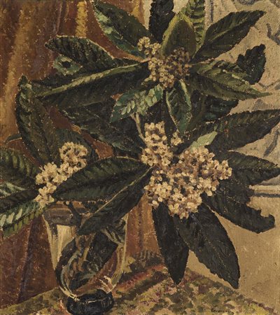 Cornelio Geranzani NATURA MORTA - Olio su tela, cm 63x56, Firmato "Geranzani"...