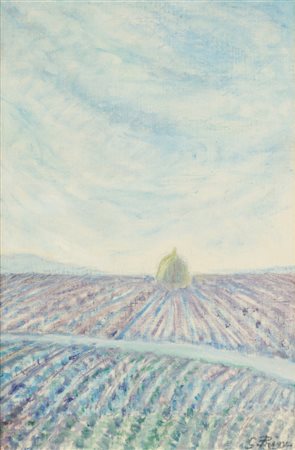 Giovanni Prini SENZA TITOLO - Tecnica mista su cartone telato, cm 28,5x19,...