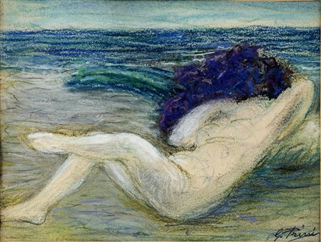 Giovanni Prini SENZA TITOLO - Pastello e matita su carta, cm 13x18, Firmato...