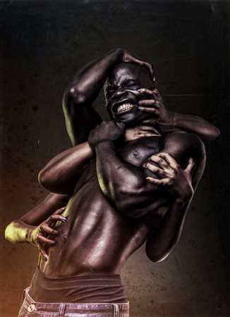 Osborne Macharia SENZA TITOLO - Senza Titolo, Fotografia, Trittico di cm...