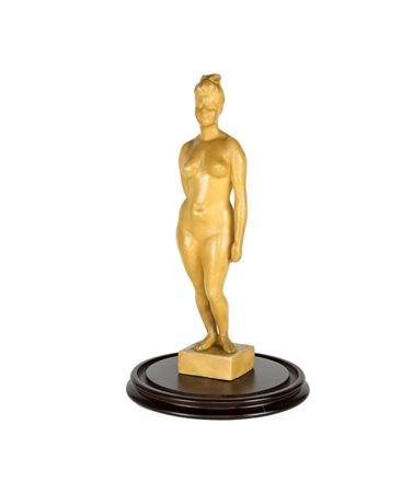 Francesco Messina NUDO FEMMINILE - Scultura in cera, cm 47x12,8x9, Firma...
