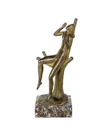 Mario Salazzari SENZA TITOLO - Scultura in bronzo, cm 27x8x14, Firmato...