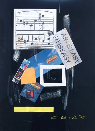 CHIARI GIUSEPPE (Firenze 1926 - Firenze 2007) "Senza titolo" Tecnica mista e...