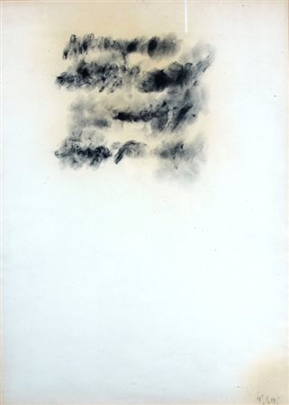 MELOTTI FAUSTO (Rovereto 1901 - Milano 1986) "Senza titolo" 1957 Tecnica...