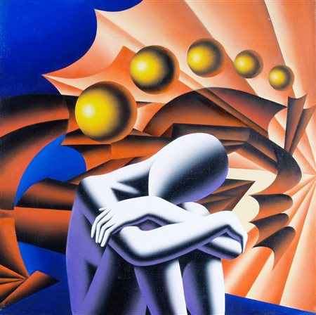KOSTABI MARK (Los Angeles 1960) "Race memory" 2008 Olio su tela cm. H: 50.00...