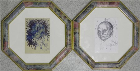 LOFFREDO SILVIO PARIGI 1920 SENZA TITOLO BIRO SU CARTA cm 15 x 10,5 Firma e...