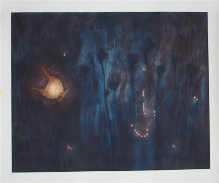 GALLIANI OMAR MONTECCHIO EMILIA 1953 PERLE CON ANFORA ACQUAFORTE ACQUATINTA...