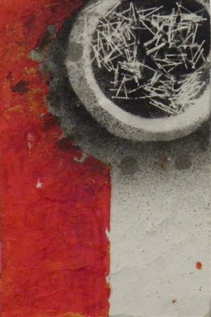 PARMARE' IMMAGINAZIONE, 2011 TECNICA MISTA SU TAVOLA cm 30 x 20 Firma al...