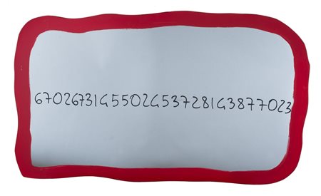 MICHELANGELO PISTOLETTO Biella 1933 Frattali 1999- 2000 Acrilico su specchio...