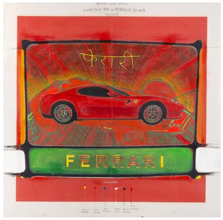 EMILIO LEOFREDDI Narni 1958 Heart and Soul 2013 Tecnica mista su tela di...