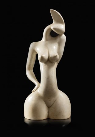 UMBERTO BAGLIONI Scalea 1893 - Torino 1965 Figura 1950 circa Scultura in...