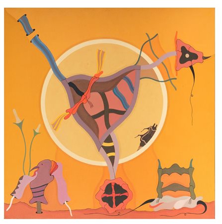 JORGE R. CAMACHO LAZO Havana 1934 - Parigi 2011 Senza titolo Olio su tela cm...